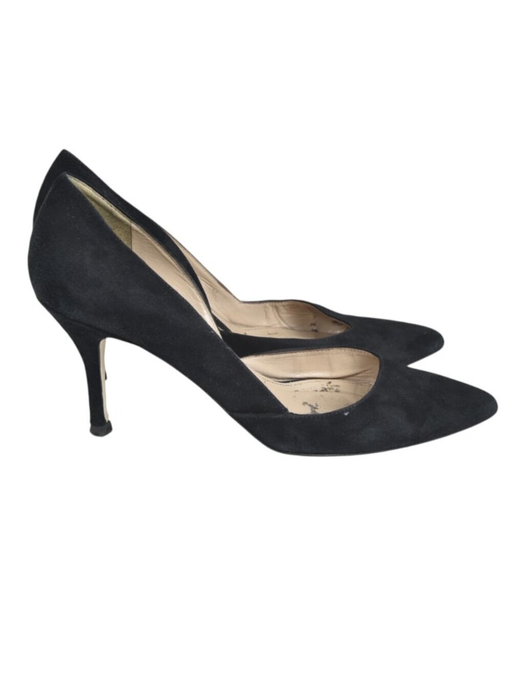 J.  Crew Suede Heels Colette Pumps Black Size 7